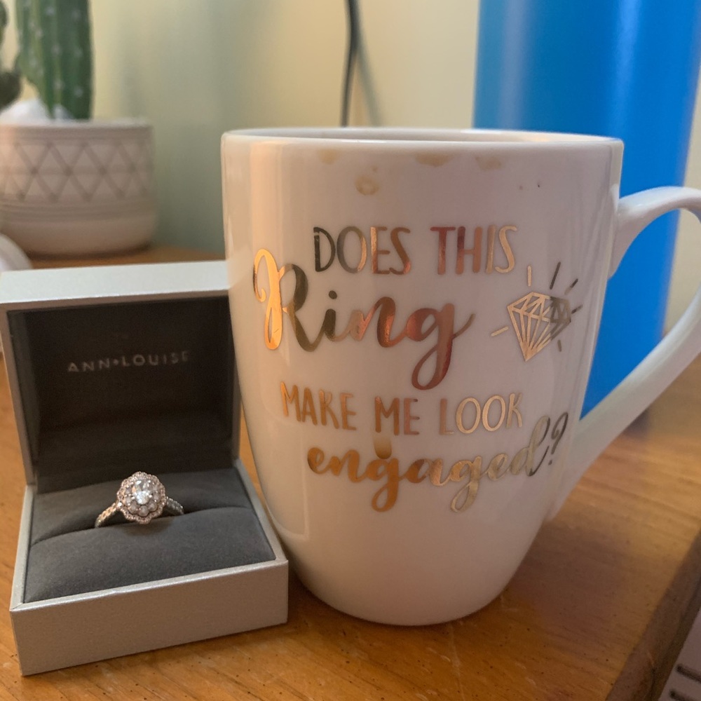 One of a kind Anne Louise engagement ring. Elegant and unique.